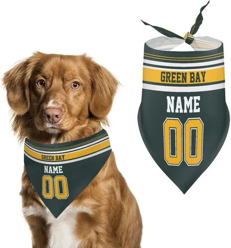 Miniatura 13 de Arizona - Bandana de fútbol para perro, diseño personalizado, número de nombre, regalos para gatos