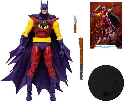 Miniatura 4 de McFarlane Toys, DC Multiverse Batman of Zur-En-Arrh - Figura de acción de 7 pulgadas con 22 partes móviles, figura coleccionable de DC Batman