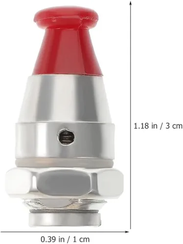 Miniatura 6 de Angoily 4 piezas de válvula de presión para olla a presión, válvula de jigger universal de alivio de presión regulador de repuesto, control