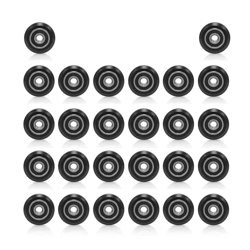 Miniatura 7 de Rodillos de impresora 3D, ruedas de pórtico de alta velocidad, polea POM (16 unidades/paquete) para Creality Ender 3 CR10 rodillos de artillería