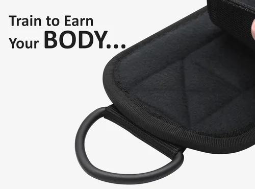 Miniatura 7 de Correas de tobillo para máquinas de cable para mujeres y hombres – Accesorio de cable de tobillo para gimnasio para patadas, entrenamientos de Negro