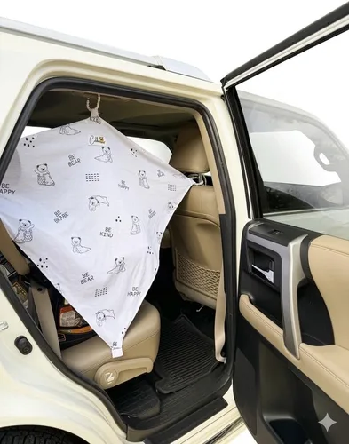 Miniatura 9 de Parasol multiusos para ventana de automóvil para bebés y niños pequeños, se puede utilizar como una funda de lactancia y funda de asiento