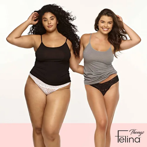 Miniatura 5 de Felina Tangas para mujer, paquete de 6 unidades, encaje floral súper elástico, ropa interior para mujer con refuerzo de algodón y ajuste suave