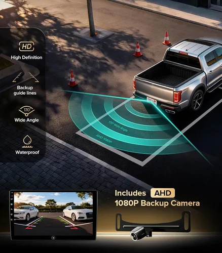 Miniatura 9 de Estéreo de auto Android 13 de 9 pulgadas para Ford F150 2009-2014 – 4G+64G Wireless CarPlay Android Auto Radio, actualización de radio HD, pantalla