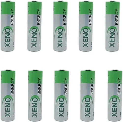 YICUAA 10x XL-060F Medidor de agua Medidor eléctrico Medidor de flujo Batería AA 3.6V Batería de litio para baterías de energía Xeno 2400MAH