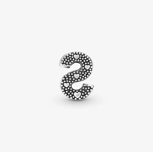 Miniatura 78 de Colgante de plata de ley 925 con letra PANDORA