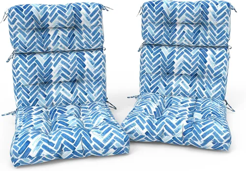 Miniatura 19 de Cojines Adirondack para sillas de patio con respaldo alto para exteriores, cojines Adirondack para jardín, porche, uso en sillas de oficina en casa