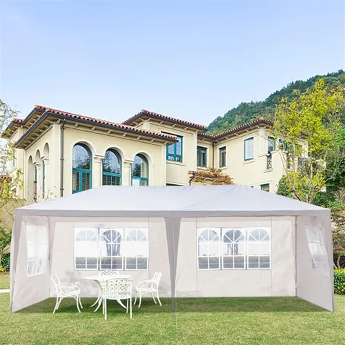 Miniatura 14 de Toldo de Gazebo para Exteriores, Carpa para Fiestas de Boda, Tienda de Refugio para Campamento, Refugio Instantáneo Comercial, Tienda Impermeable