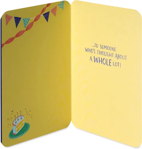 Miniatura 2 de American Greetings Tarjeta de medio cumpleaños (A Whole Lot)