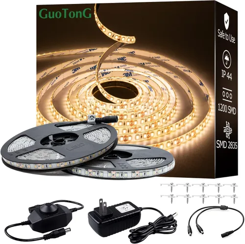 Miniatura 12 de Unidades de tiras de luz LED a prueba de agua, SMD 2835 LEDs 12V, Tiras de luz de cinta LED de 12V