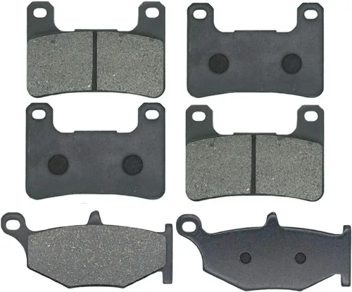 Miniatura 6 de Pastillas de freno delanteras traseras compatibles con Suzuki GSXR600 GSXR750 GSXR1000 GSX1300 Hayabusa 2008-2012 DL1000 XT VStrom 2014-2018 FA379