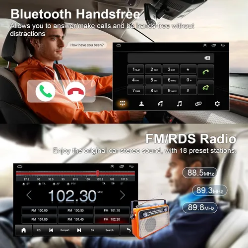 Miniatura 7 de Radio estéreo de coche con pantalla táctil HD de 7 pulgadas para Ford F150 F250 F350 2004-2014, con CarPlay inalámbrico y Android Auto, GPS Navi