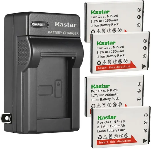 Miniatura 9 de Kastar 1-Pack Battery and AC Wall Charger Replacement for Casio Exilim EX-S100 Exilim EX-S500 Exilim EX-S600 Exilim EX-S770 Exilim EX-S880 Exilim