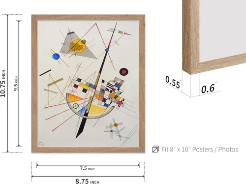 Miniatura 3 de Poster Master Póster vintage Wassily Kadinsky – Impresión retro delicada de tensión – Arte de formas geométricas – Arte abstracto – Arte moderno