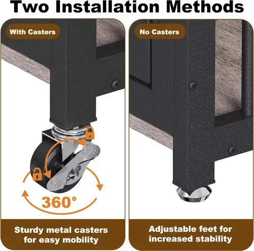 Miniatura 7 de EasyCom mueble de jaula para perros de 41"/33"/27" con etiqueta de nombre, perrera para perros de interior resistente para perros medianos, jaula