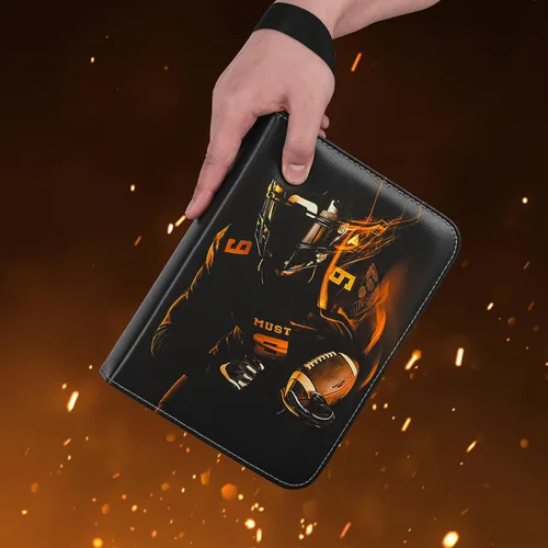 Miniatura 5 de RONMONG Carpeta de Tarjetas de Fútbol, Álbum de Tarjetas de Intercambio Deportivas 2024-2025 con Fundas, Hojas de Almacenamiento de Tarjetas