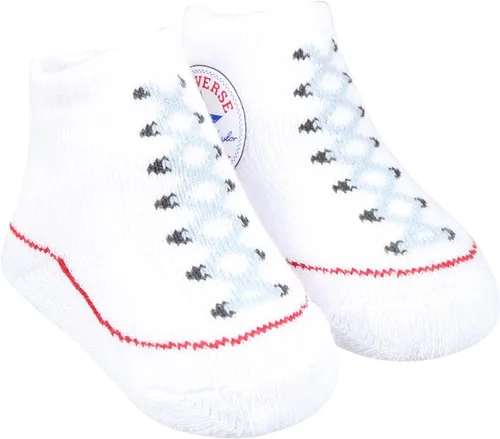 Miniatura 4 de Converse Botines Chuck para bebé, paquete de 2 (B(LC0001-023)W, 0-6 meses), Blanco