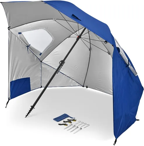 Miniatura 9 de Sport-Brella Premiere UPF 50+ Protection Umbrella Shelter with Patented Side Panels and Tilt Mechanism, Heavy-Duty 1.25 Inch Center Pole, Auger