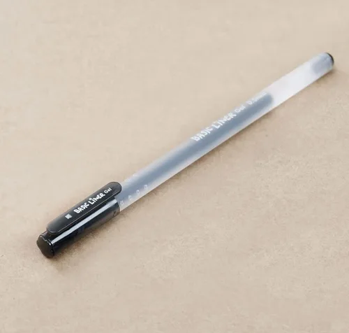Miniatura 2 de czxwyst 8761 Basic Liner - Bolígrafos de tinta de gel de 0.020 in, punta fina (color negro, paquete de 12 unidades)