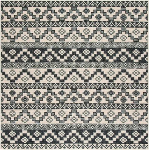 Miniatura 17 de SAFAVIEH Alfombra lavable para exteriores, colección Veranda – Alfombra de pasillo de 2.3 x 6 pies, color azul y crema, no desprende pelusa y fácil
