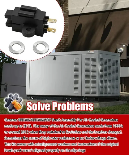 Miniatura 5 de 0663860SRV - Conjunto de portaescobillas compatible con GE 5734, 5735, 005802-0, 005932-0, 4000XL, 1470-0, 46732, 7000EXL, 57351, compatible