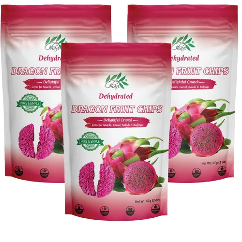 Miniatura 13 de CHAVI Lichi liofilizado, 2 onzas, superalimentos saludables de 1 ingrediente, sin azúcares ni conservantes añadidos, sin OMG, vegano, sin gluten..