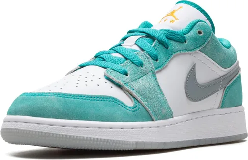 Miniatura 3 de Jordan Youth Air Jordan 1 Low GS DO8244 301 New Emerald - Talla 3.5Y, BlancoNegro-copa