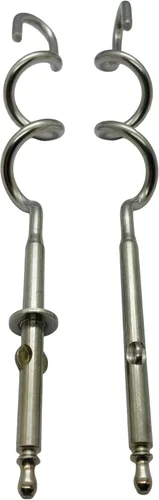 Miniatura 2 de Cuisinart CHM-DH 2 Ganchos de repuesto para masa de acero inoxidable para modelos CHM-3, CHM-5, CHM-7, HM-50 HM-70 HM-90, HTM-3, HTM-5, HTM-7 y HTM-9