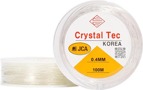 Miniatura 10 de Cordón de poliuretano termoplástico (TPU) de cristal genuino de Corea, fuerte, elástico, para hacer joyas (328.1 ft, 0.047 in)