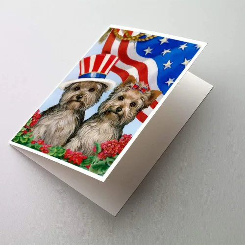Miniatura 291 de Caroline's Treasures PPP3013GCA7P - Tarjetas de felicitación y sobres para mascotas de Basset Hound Teacher, paquete de 8 tarjetas en blanco