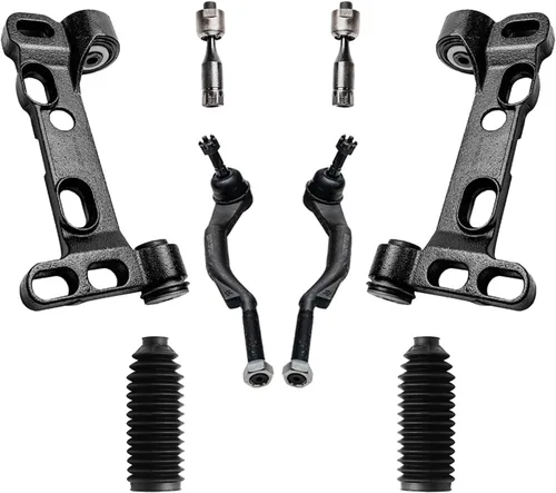 Miniatura 40 de Detroit Axle - Kit de brazos de control de extremo delantero de 8 piezas para Dodge Dakota 00-04, Durango 00-03, 4 brazos de control superior e
