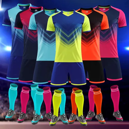 Miniatura 2 de VIPOKO Camisetas de fútbol personalizadas con cualquier nombre y logotipo del equipo, camisetas de fútbol personalizadas para hombres y niños