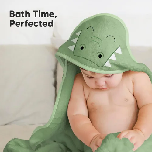 Miniatura 9 de KeaBabies Toalla de bebé con capucha para recién nacido, viscosa derivada de bambú, toallas de baño grandes con capucha para niños, niñas, niños