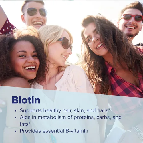 Miniatura 6 de Superior Source Biotina 10000 mcg. Tabletas microlingües de disolución rápida bajo la lengua, 60 unidades, apoya el crecimiento saludable