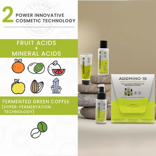 Miniatura 6 de Kit Hair Reborn - Champú para el cabello 3.4 fl oz, máscara 3.4 fl oz y acondicionador sin enjuague 1.7 fl oz 3 piezas Set de viaje