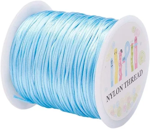 Miniatura 30 de Elecrelive - Cuerda de nailon de 200 yardas para pulseras, 200 yardas, cuerda de nailon para pulseras, 20 colores para collar, pulsera, joyería