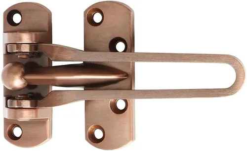 Miniatura 10 de Cerradura de Barra Oscilante Alise, Cerradura de Puerta para Puertas Frontales y Puertas Interiores, Pestillo de Seguridad de Puerta para la Negro