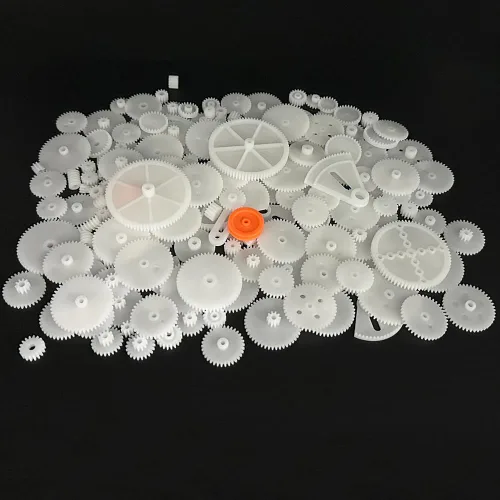 Miniatura 11 de 72PCS Engranajes de motor pequeños Engranajes de plástico para motor RC Modelo de coche Juguete DIY Helicóptero RC Toy Gear Reemplazo Módulo 0.5
