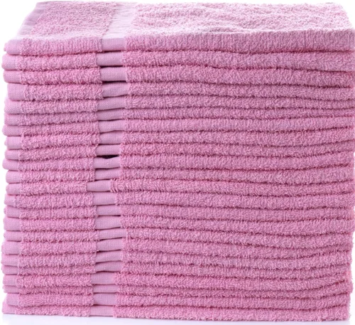Miniatura 9 de SIMPLI-Magic Toallas de mano de algodón de 16 x 27 pulgadas (paquete de 12) – Toallas suaves para baño, cocina, salón y gimnasio (beige)