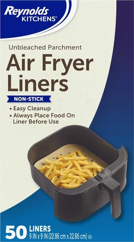 Miniatura 2 de Reynolds Kitchens - Revestimientos para freidora de aire, 50 unidades (paquete de 2)