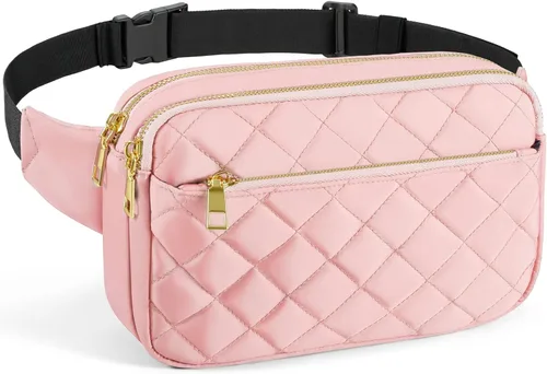 Miniatura 13 de CXWMZY - Riñoneras para mujeres y hombres, bolsa de cintura para niñas, niños, adolescentes; linda riñonera casual con múltiples bolsillos y correas