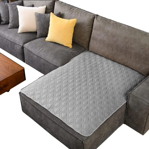 Miniatura 40 de Ameritex Funda Impermeable para Cama de Perro Manta para Mascotas para Muebles Cama Sillón Sofá Reversible Azul marino+azul piedra