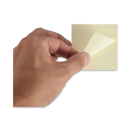 Miniatura 5 de Universal Office Products 28068 - Notas adhesivas recicladas, 3 x 3, amarillo; 100 hojas, 18 unidades (UNV28068)