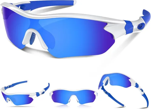 Miniatura 12 de Gafas de sol deportivas polarizadas para hombres y mujeres, jóvenes, béisbol, correr, pesca, tenis, golf, ciclismo, conducción, motor TAC UV400 TR90