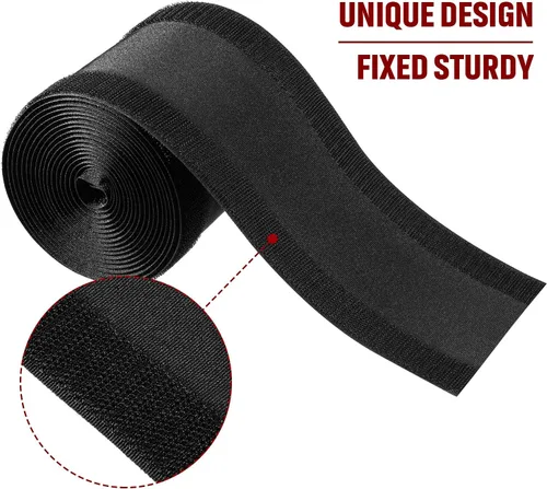 Miniatura 4 de WILLBOND Cubierta de cable de alfombra, protector de cable de suelo, gestión de protector de cables solo para alfombras de oficina comercial