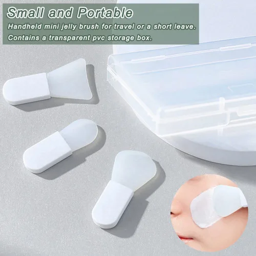 Miniatura 2 de Pinceles aplicadores de máscara facial, mini espátula de maquillaje, herramientas de belleza portátiles para barro facial, máscara cosmética