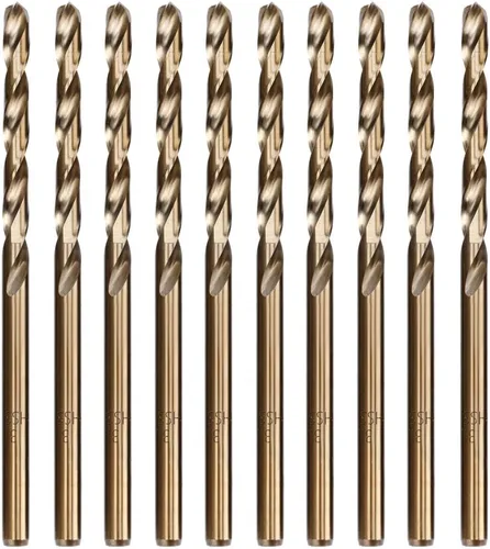 Miniatura 17 de Juego de brocas de cobalto M35 de 13 piezas, métricas de 0.079 a 0.315 pulgadas, brocas helicoidales HSS Jobber para metal duro, acero inoxidable