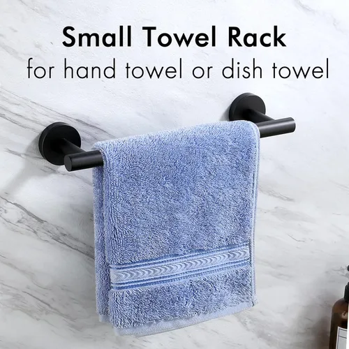 Miniatura 3 de Toallero KES para toalla de baño, cocina, mano, paños para trastes, hecho de acero inoxidable a prueba de óxido, montaje de pared, SUS304, 12