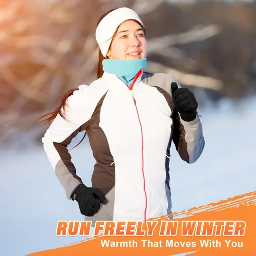 Miniatura 6 de ihuan Guantes térmicos de invierno para hombres y mujeres, guantes táctiles para clima frío para correr, ciclismo, senderismo, conducción