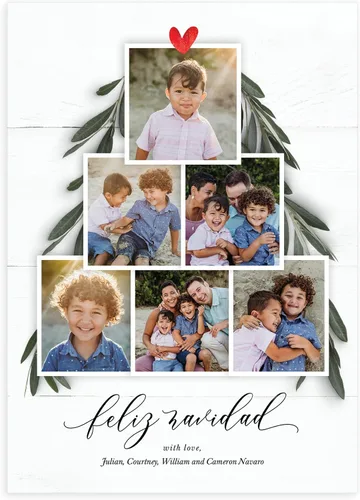 Miniatura 7 de Let's Make Memories Tarjetas de Navidad personalizadas con sobres, calidad premium, 5 x 7 – Tarjetas navideñas 2025 y sobres blancos – Corona Corona